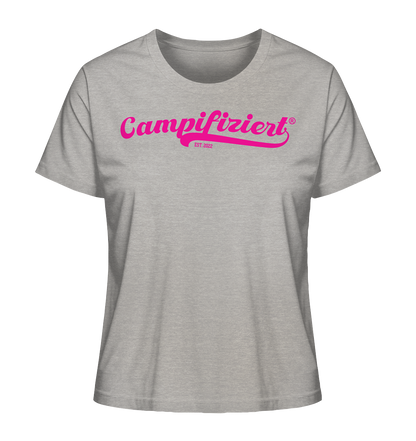 campifiziert® retro pink neu - Ladies Organic Shirt