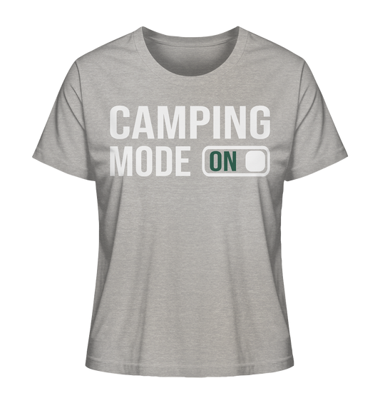 Camping mode on - Ladies Organic Shirt