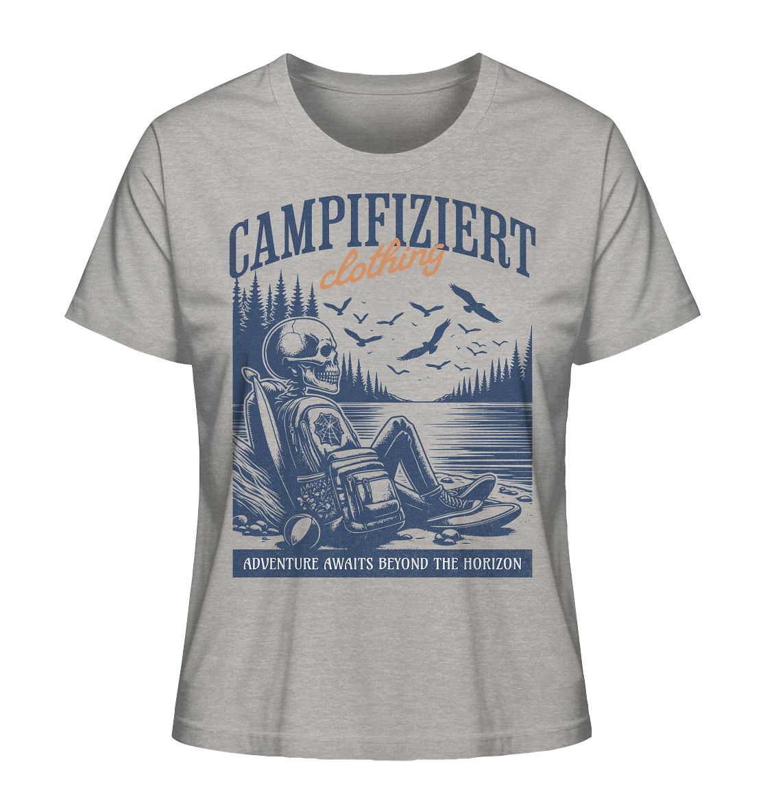 campifiziert- Skull Adventure - Ladies Organic Shirt