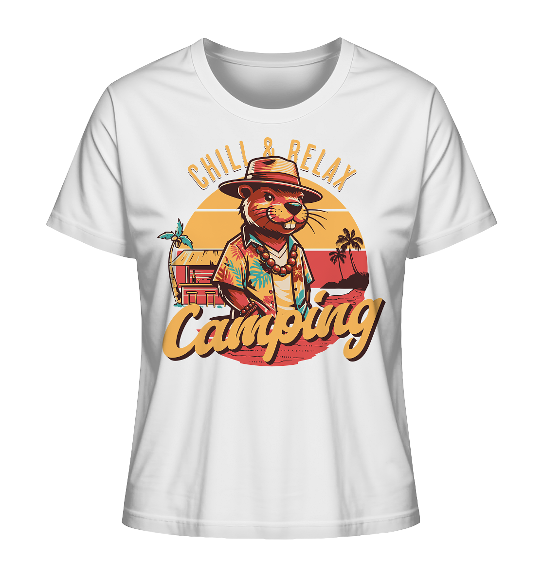 Chill & Relax Camping - Ladies Organic Shirt