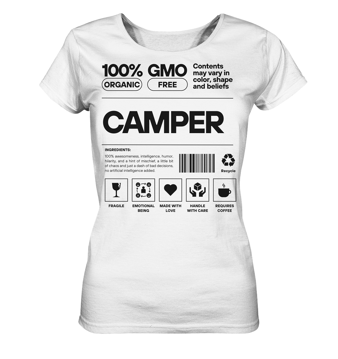 Camper Inhalt - Ladies Organic Shirt