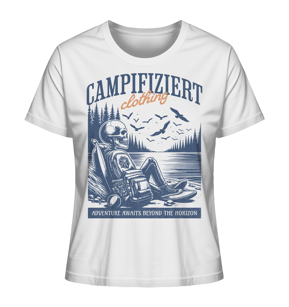 campifiziert- Skull Adventure - Ladies Organic Shirt