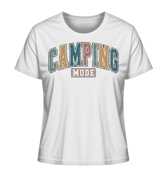 Camping Mode Retro - Ladies Organic Shirt