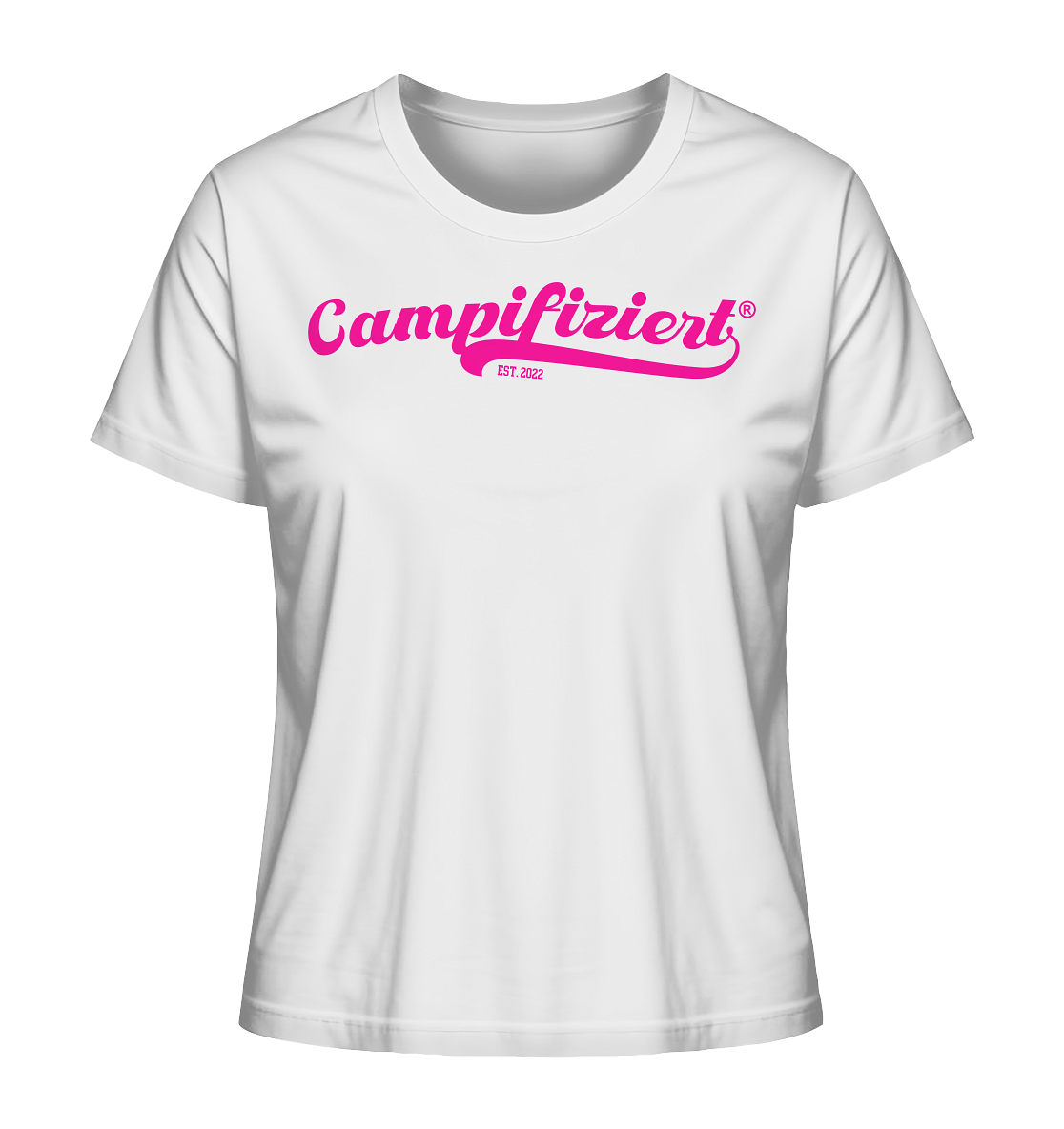 campifiziert® retro pink neu - Ladies Organic Shirt