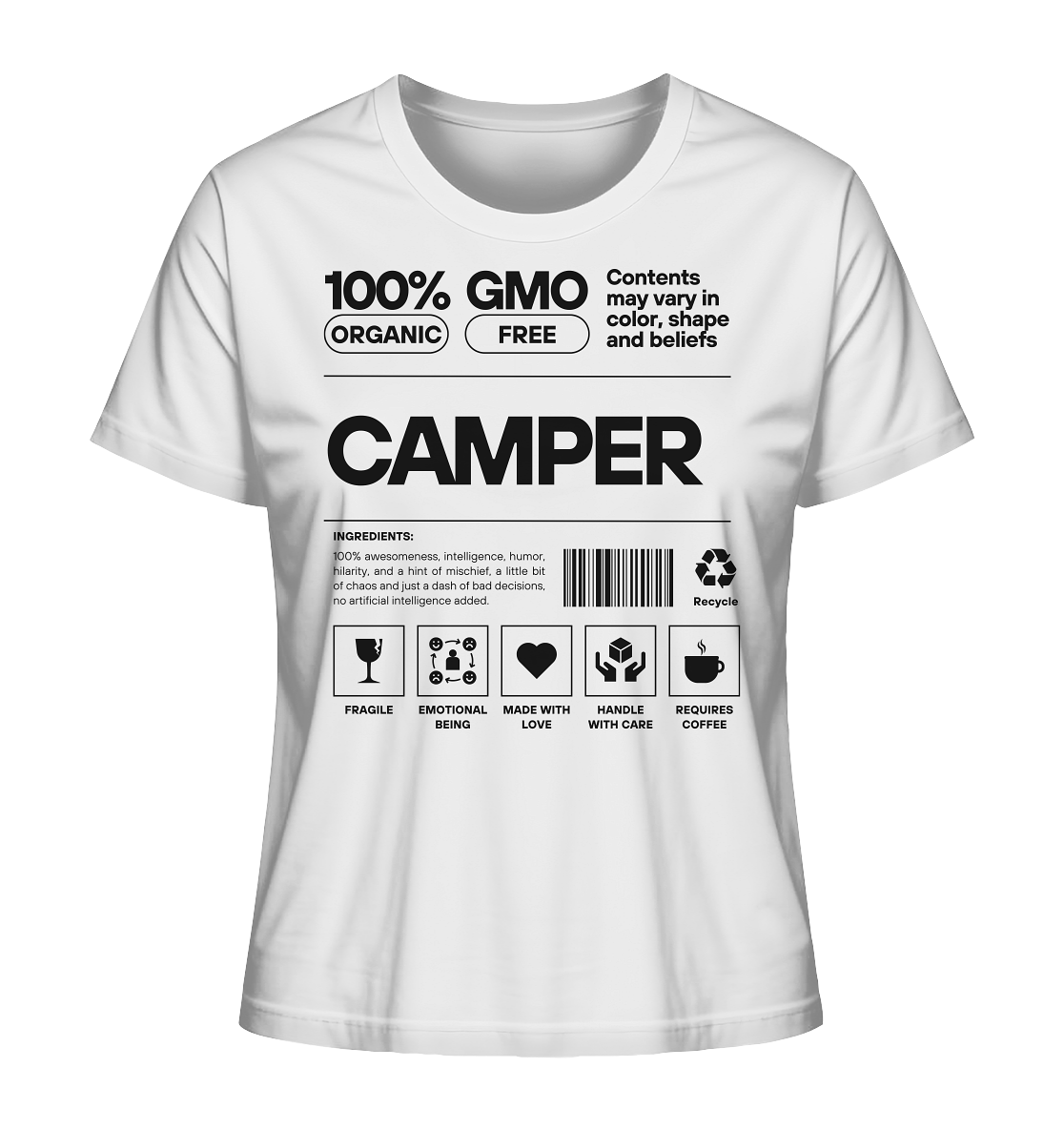 Camper Inhalt - Ladies Organic Shirt