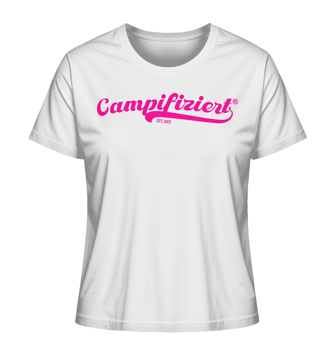 campifiziert® retro pink - Ladies Organic Shirt