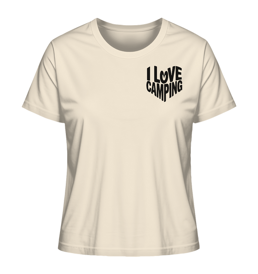 I Love Camping - Ladies Organic Shirt