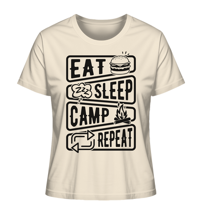 eat.sleep.camp.repeat#2 - Ladies Organic Shirt