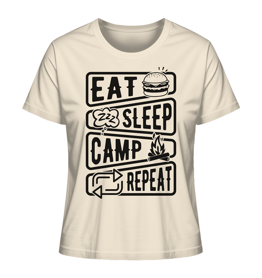 eat.sleep.camp.repeat#2 - Ladies Organic Shirt