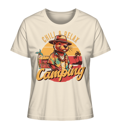 Chill & Relax Camping - Ladies Organic Shirt