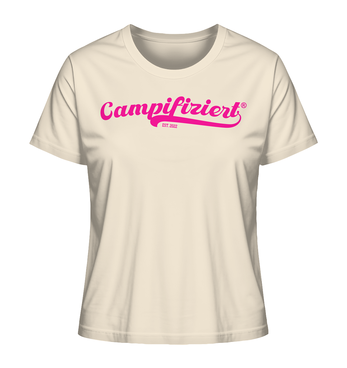 campifiziert® retro pink - Ladies Organic Shirt