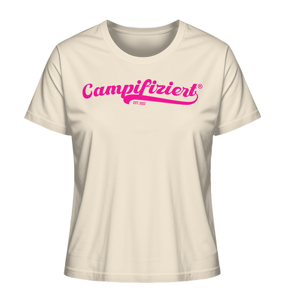 campifiziert® retro pink - Ladies Organic Shirt