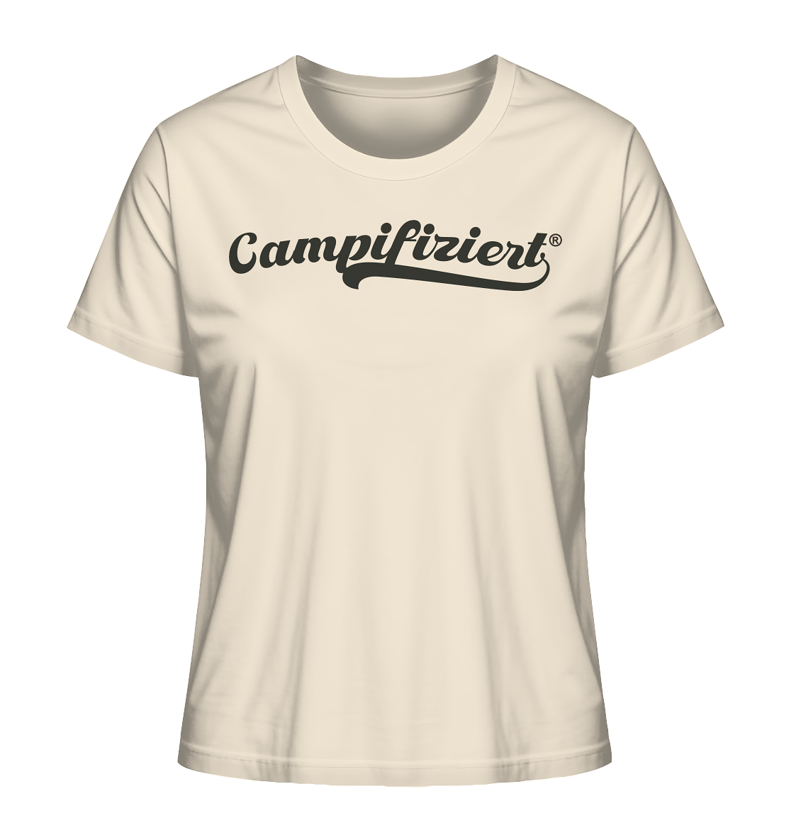 campifiziert® retro schwarz - Ladies Organic Shirt