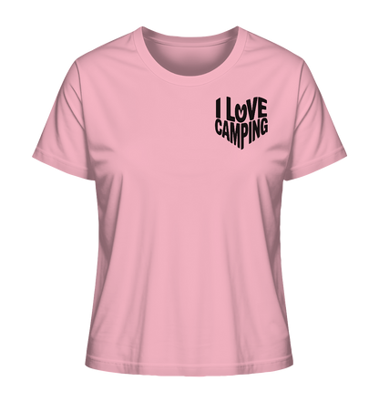 I Love Camping - Ladies Organic Shirt