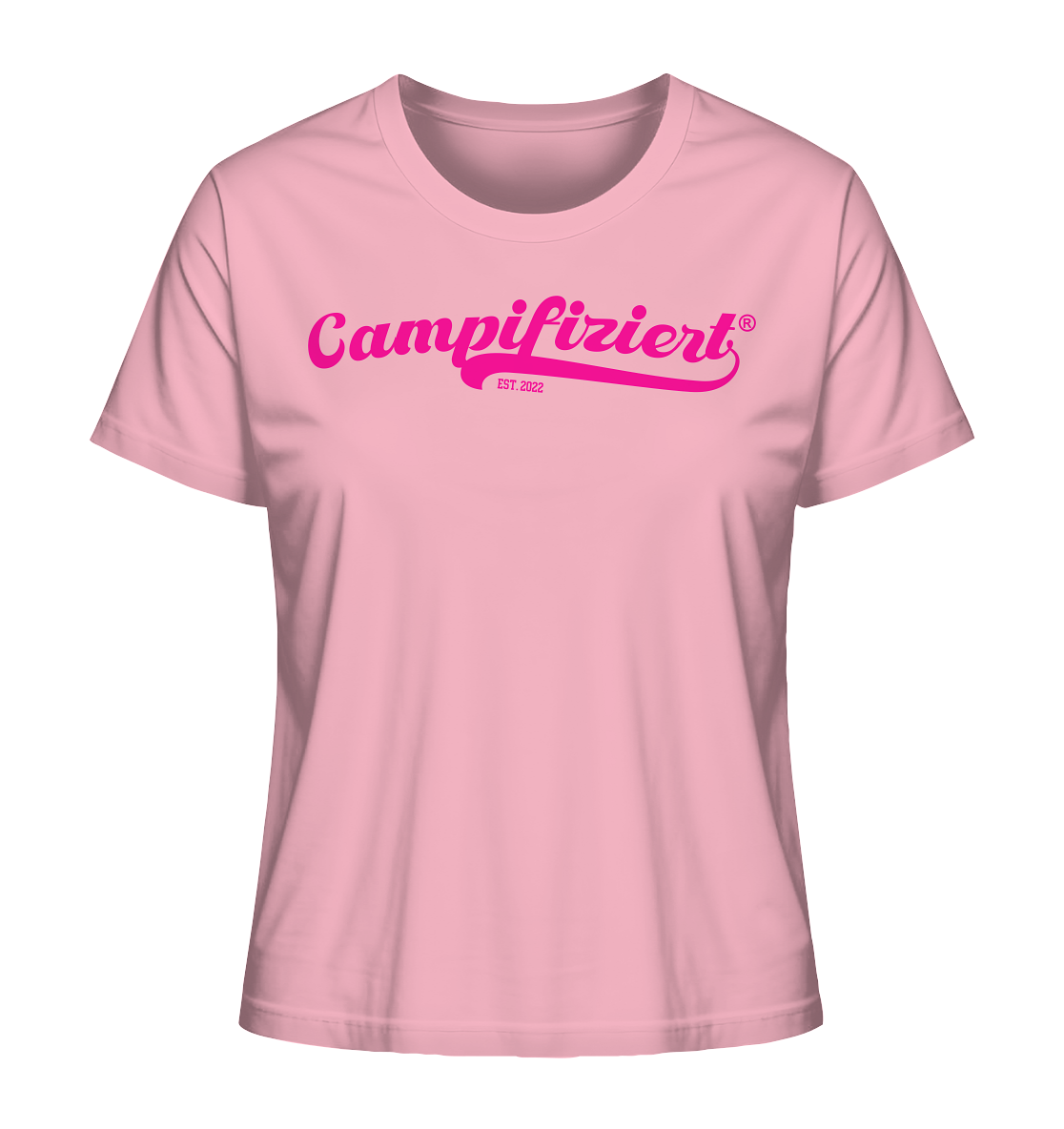 campifiziert® retro pink - Ladies Organic Shirt