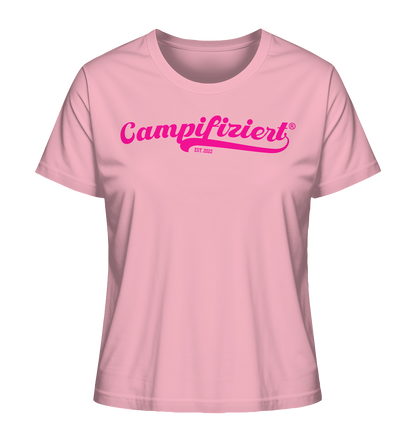campifiziert® retro pink - Ladies Organic Shirt