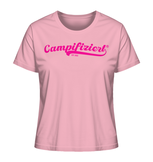 campifiziert® retro pink - Ladies Organic Shirt