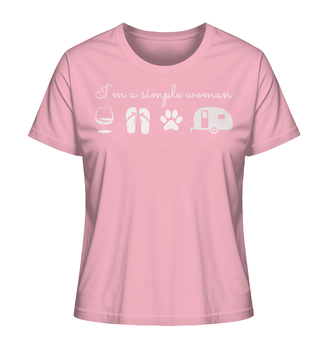 Simple Woman Wohnwagen - Ladies Organic Shirt