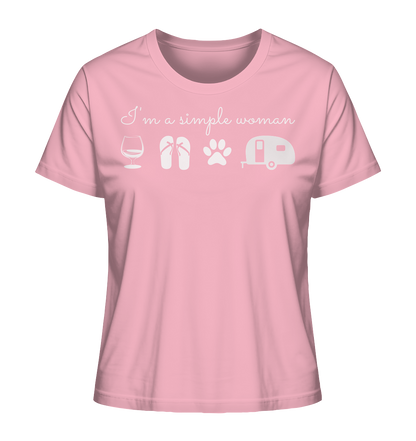 Simple Woman Wohnwagen - Ladies Organic Shirt