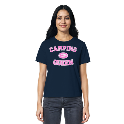 Camping Queen Krone - Ladies Organic Shirt