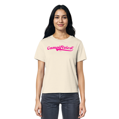 campifiziert® retro pink - Ladies Organic Shirt