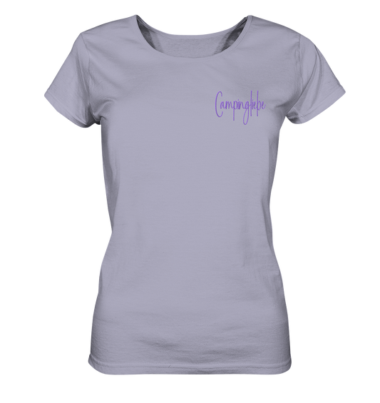 Campingliebe Lavendel - Ladies Organic Shirt (Stick)
