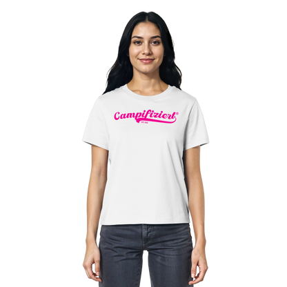 campifiziert® retro pink - Ladies Organic Shirt