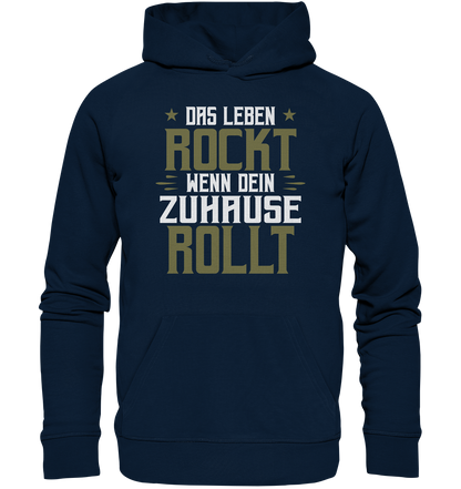 Das Leben rockt - Organic Basic Hoodie