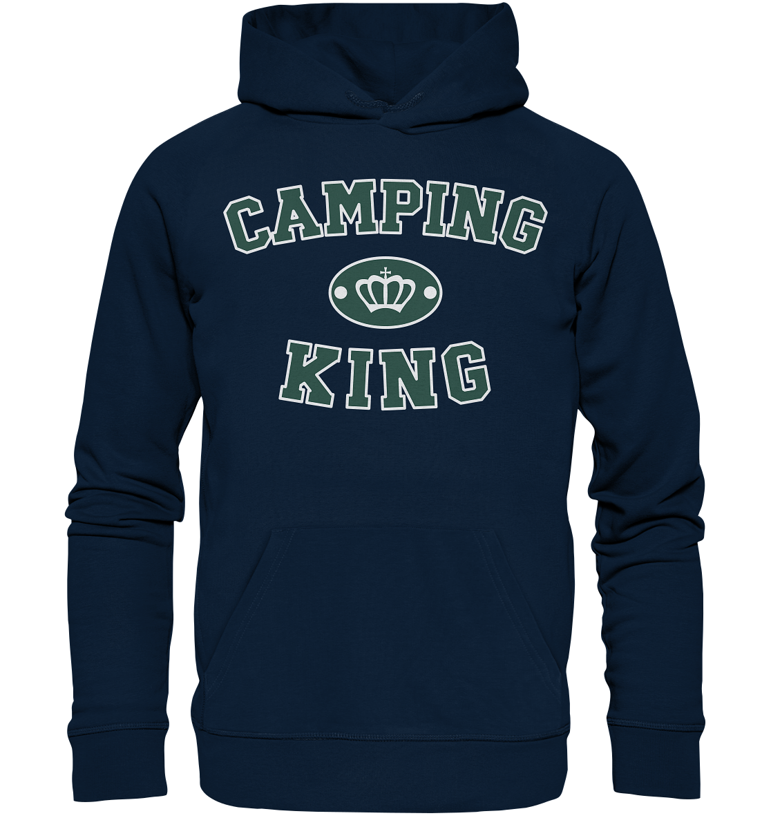 Camping King Krone - Organic Basic Hoodie