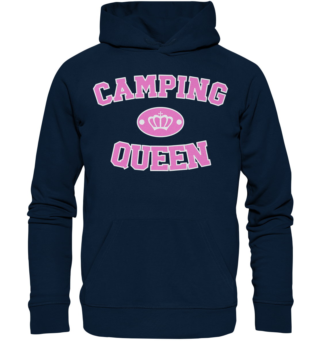 Camping Queen Krone - Organic Basic Hoodie