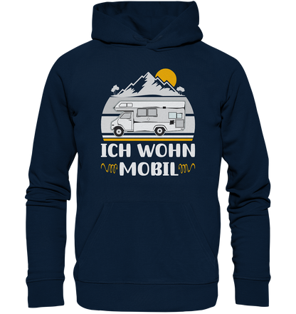 Ich wohn mobil - Organic Basic Hoodie