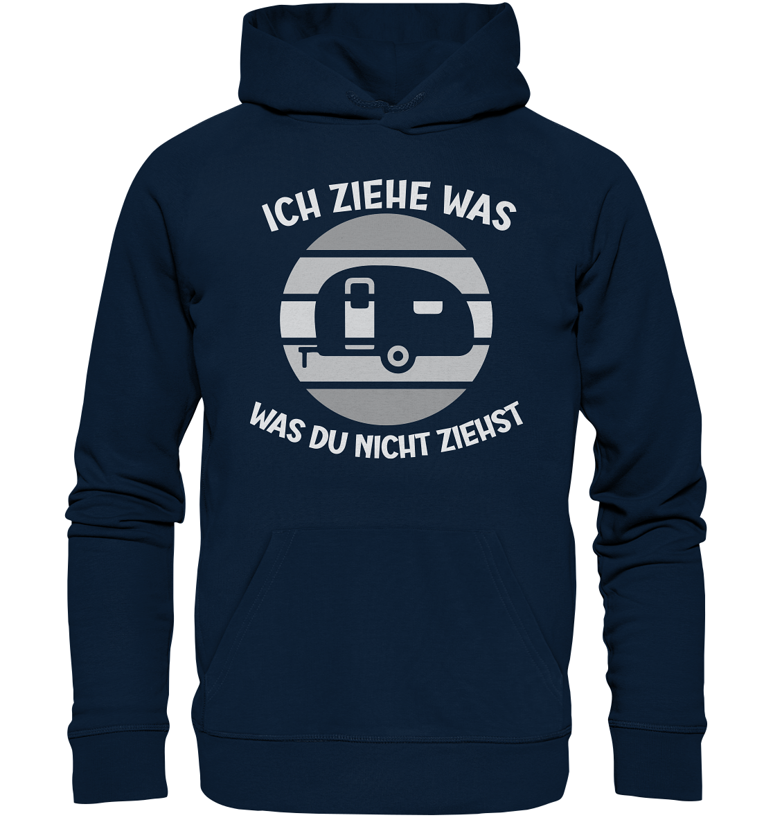 Ich ziehe was grau - Organic Basic Hoodie