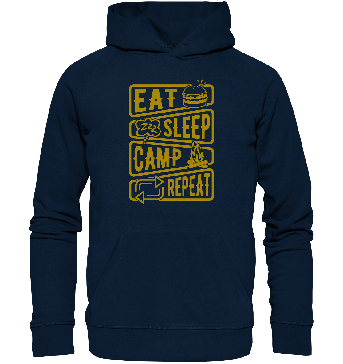 eat.sleep.camp.repeat#2 - Organic Basic Hoodie