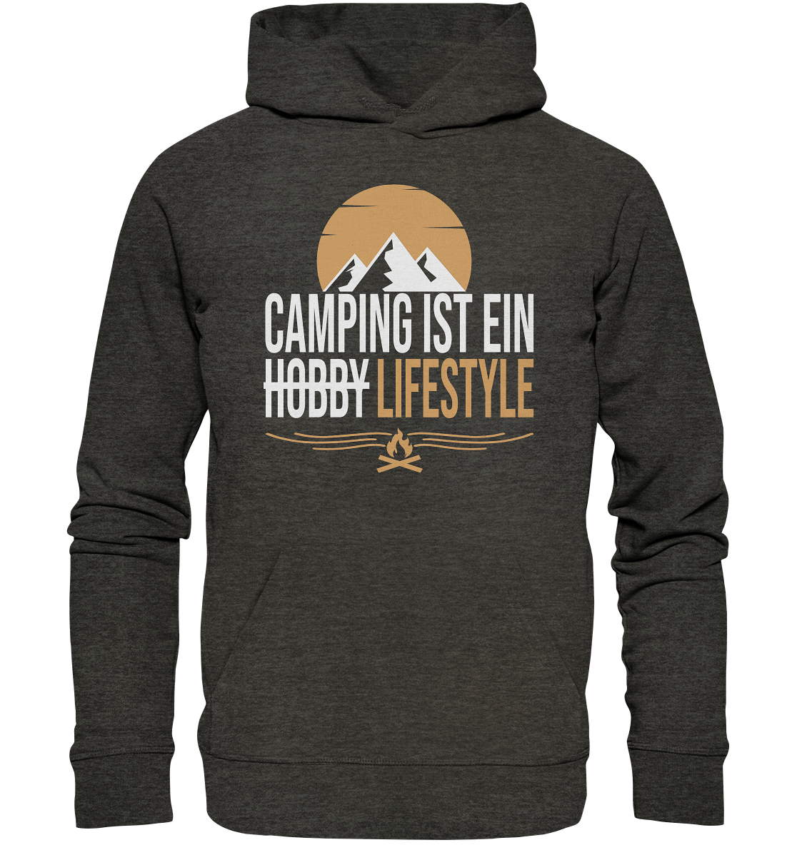 Camping ist ein Lifestyle - Organic Basic Hoodie