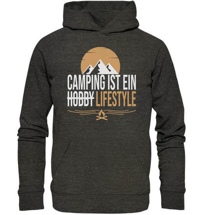 Camping ist ein Lifestyle - Organic Basic Hoodie