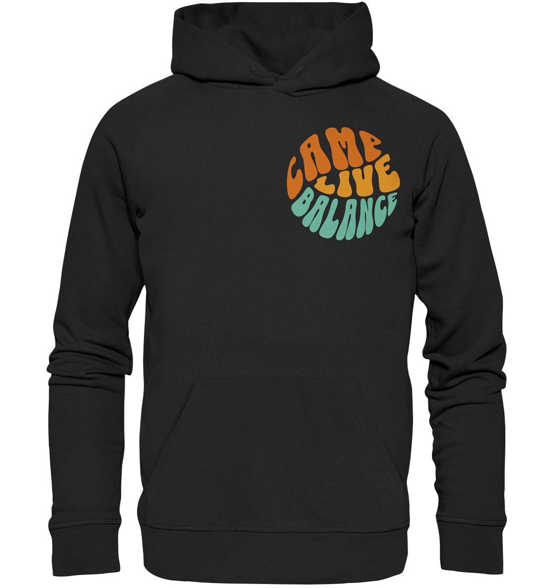 Camp Life Balance Kreis - Organic Basic Hoodie