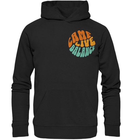 Camp Life Balance Kreis - Organic Basic Hoodie