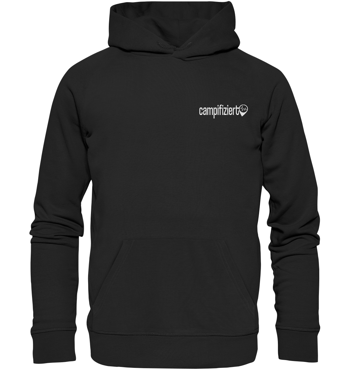 Der Weg ist das Ziel Backprint - Organic Basic Hoodie