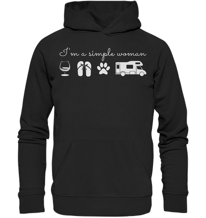 Simple Woman Wohnmobil - Organic Basic Hoodie