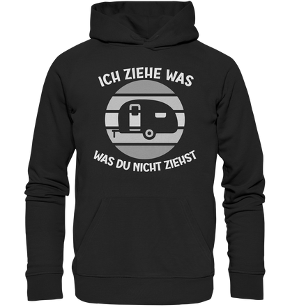 Ich ziehe was grau - Organic Basic Hoodie