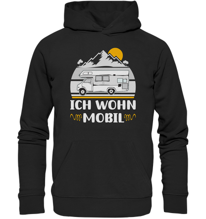 Ich wohn mobil - Organic Basic Hoodie