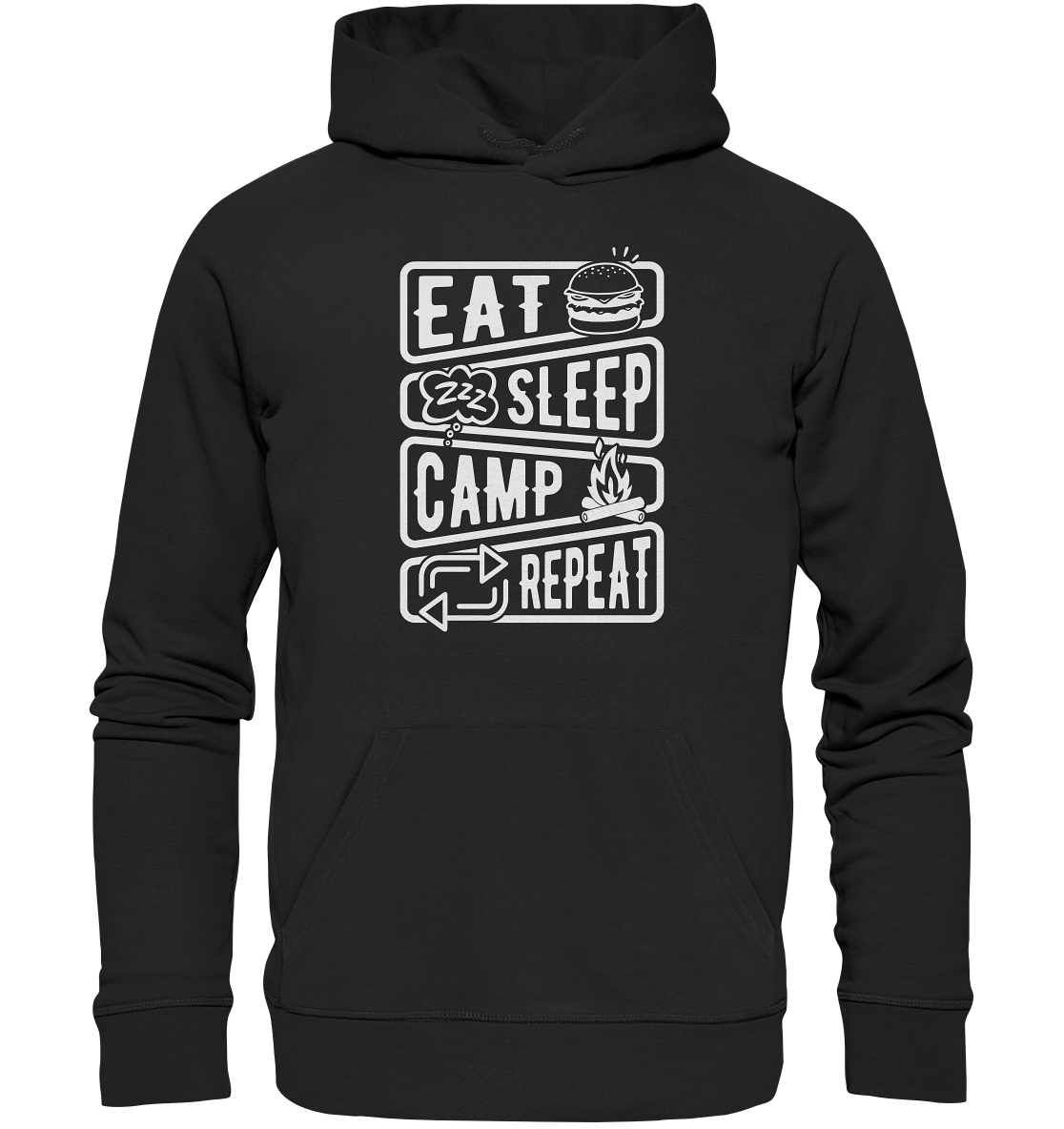 eat.sleep.camp.repeat#2 - Organic Basic Hoodie