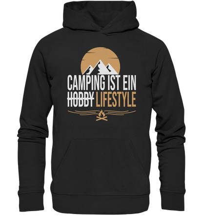 Camping ist ein Lifestyle - Organic Basic Hoodie