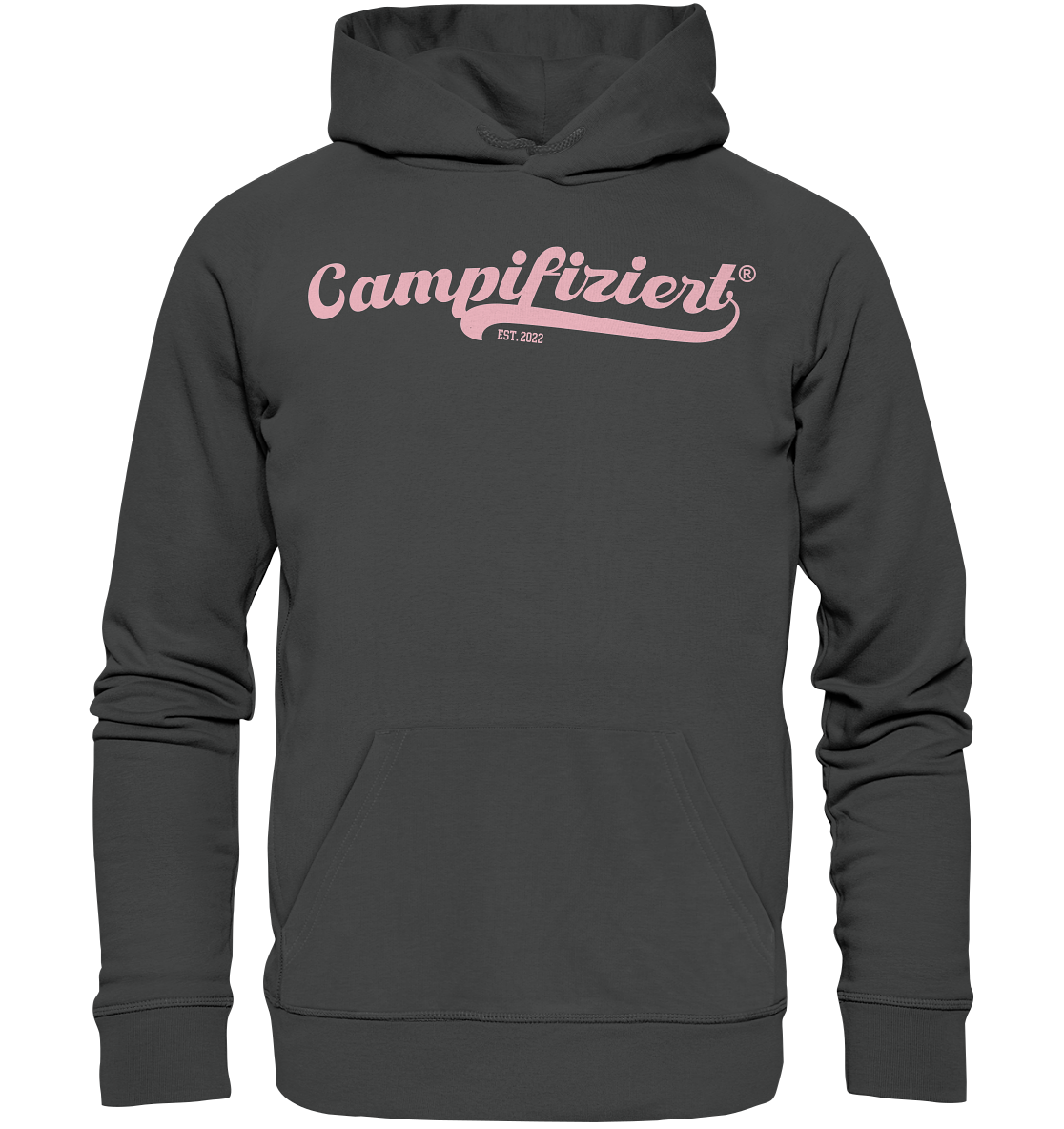 campifiziert® retro rosa neu - Organic Basic Hoodie