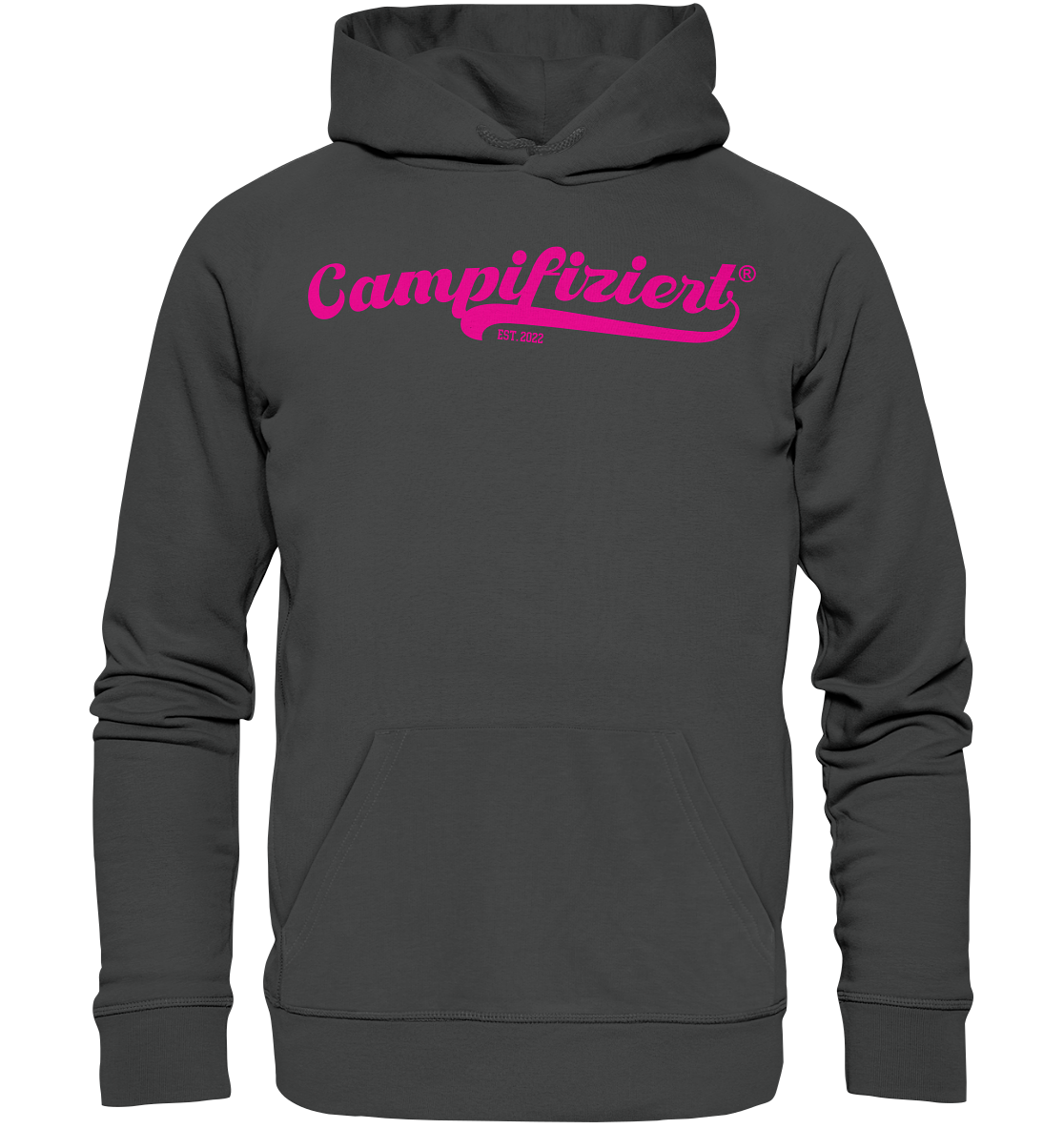 campifiziert® retro pink neu - Organic Basic Hoodie