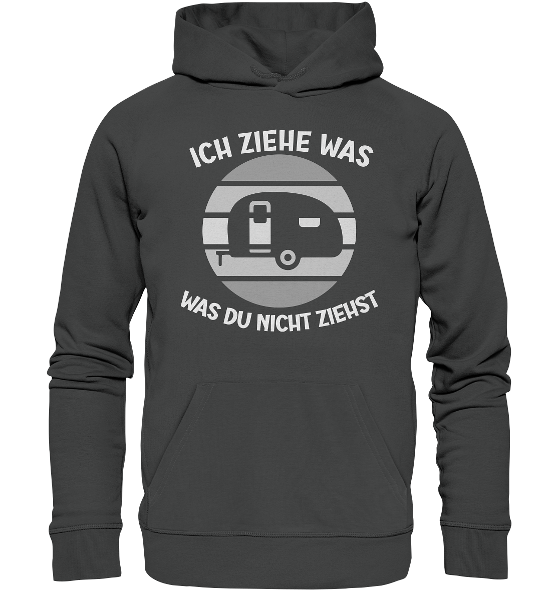 Ich ziehe was grau - Organic Basic Hoodie