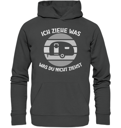 Ich ziehe was grau - Organic Basic Hoodie