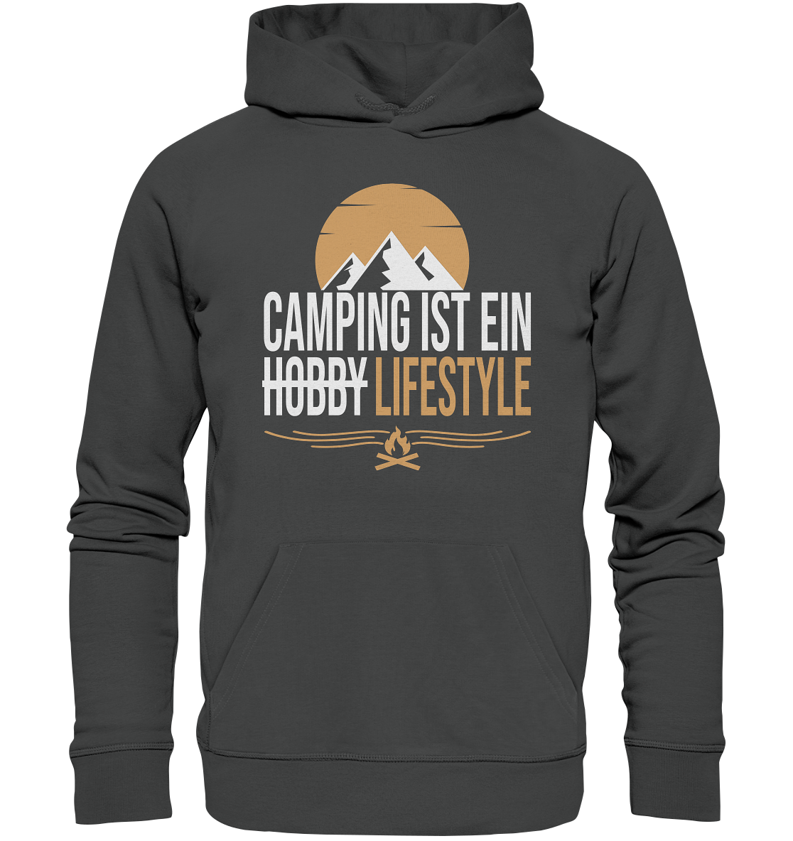 Camping ist ein Lifestyle - Organic Basic Hoodie