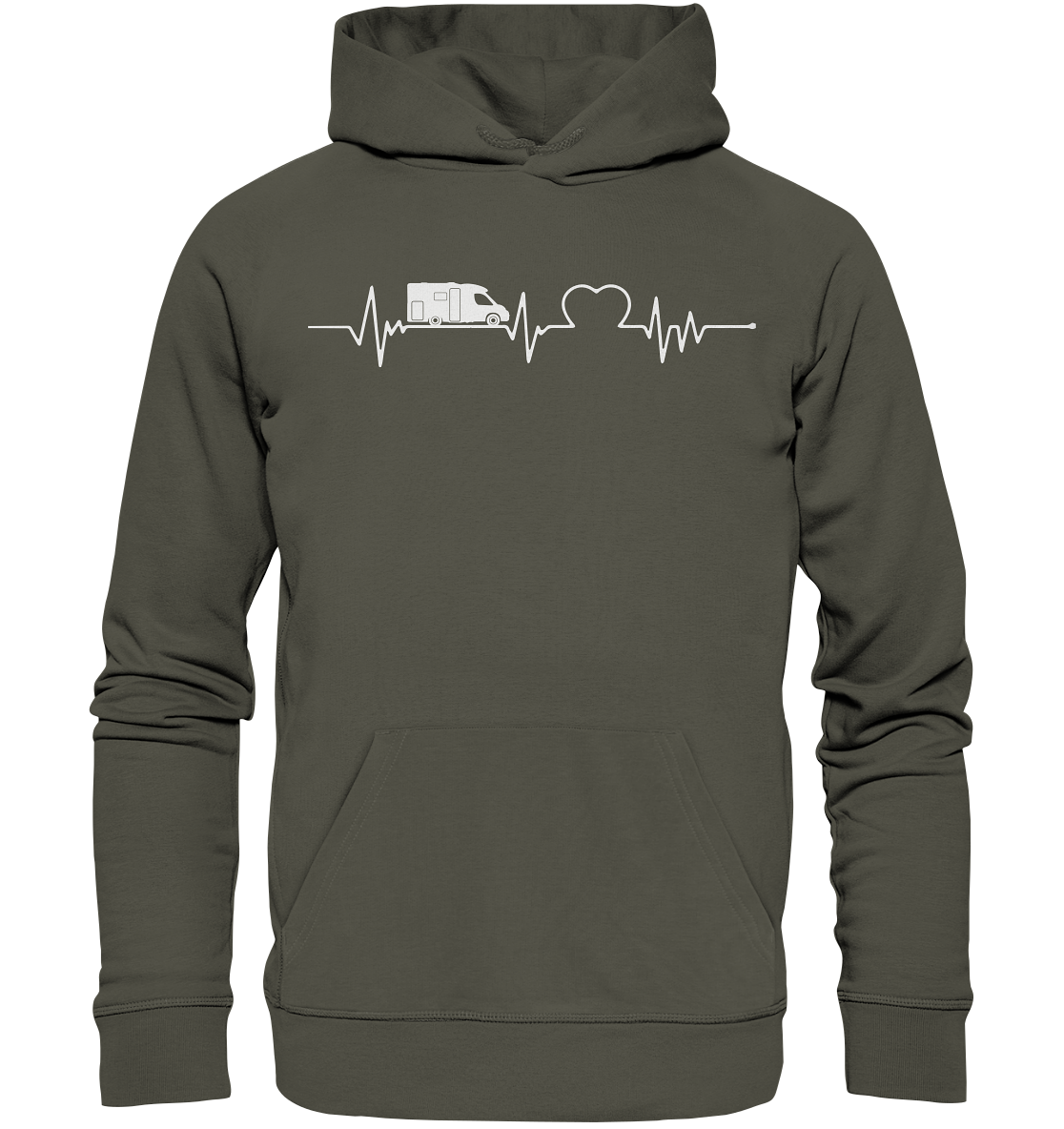 WoMo Herzschlag  - Organic Basic Hoodie