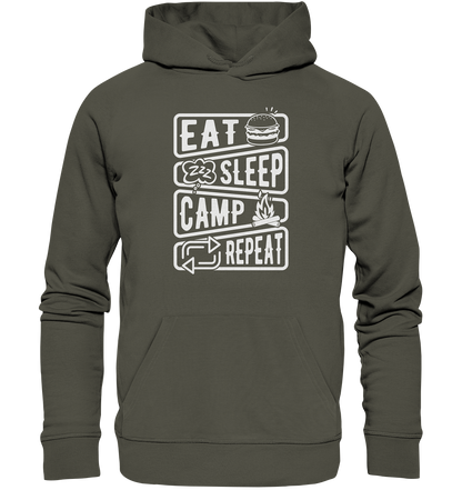 eat.sleep.camp.repeat#2 - Organic Basic Hoodie